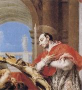 Giovanni Battista Tiepolo St Charles Borromeo oil painting on canvas
